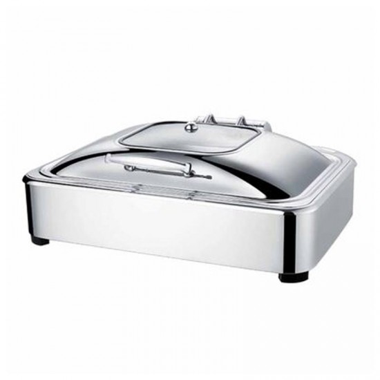 Epinox CDH-9G Hidrolik Kapaklı Gömme Chafing Dish, 9 L